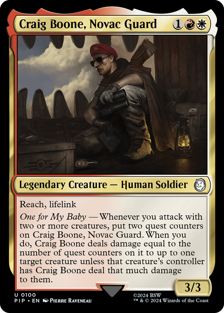 Craig Boone, Novac Guard [Fallout] Magic: The Gathering