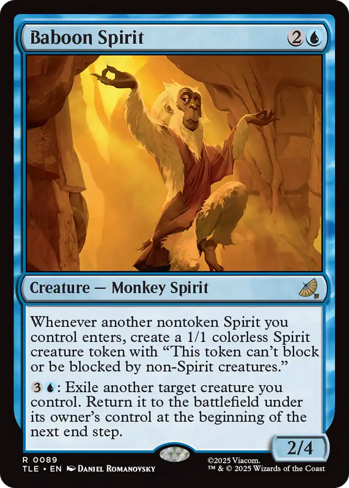 Baboon Spirit [Avatar: The Last Airbender: Eternal-Legal] Magic: The Gathering