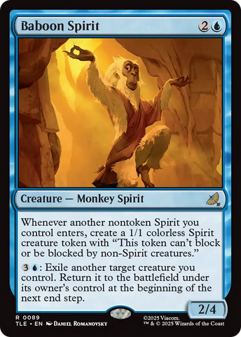 Baboon Spirit [Avatar: The Last Airbender: Eternal-Legal] Magic: The Gathering