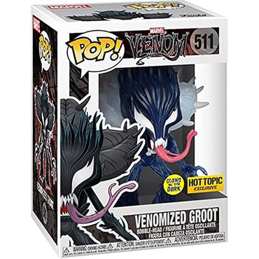 POP Funko Marvel Venom Venomized Groot Glow in The Dark Exclusive FUNKO