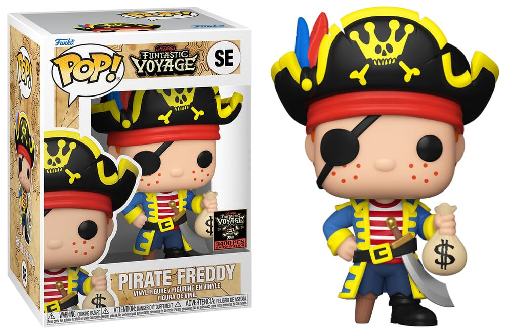 Funko Pop! Funtastic Voyage Pirate Freddy Vinyl Figure, SE, Show Edition, Limited to 3400 Pieces FUNKO
