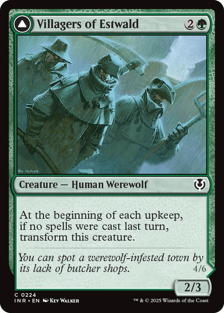 Villagers of Estwald // Howlpack of Estwald [Innistrad Remastered] Magic: The Gathering