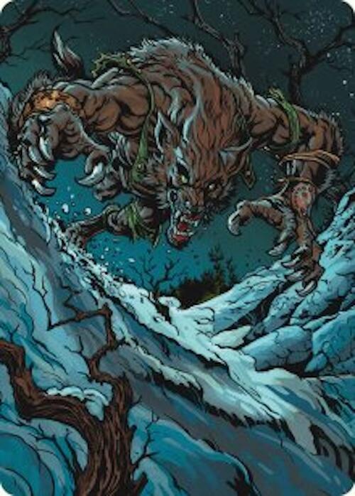 Ravager of the Fells Art Card [Innistrad Remastered Art Series] Magic: The Gathering