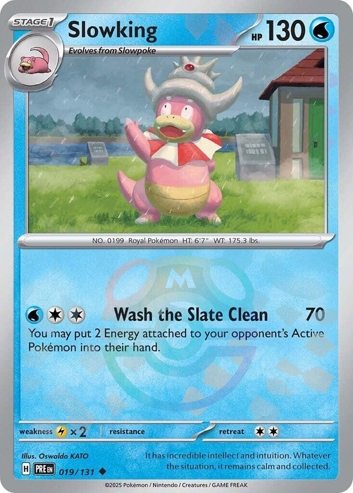 Slowking (019/131) (Master Ball Pattern) [Scarlet & Violet: Prismatic Evolutions] Pokémon