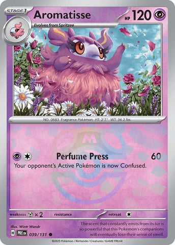Aromatisse (039/131) (Master Ball Pattern) [Scarlet & Violet: Prismatic Evolutions] Pokémon