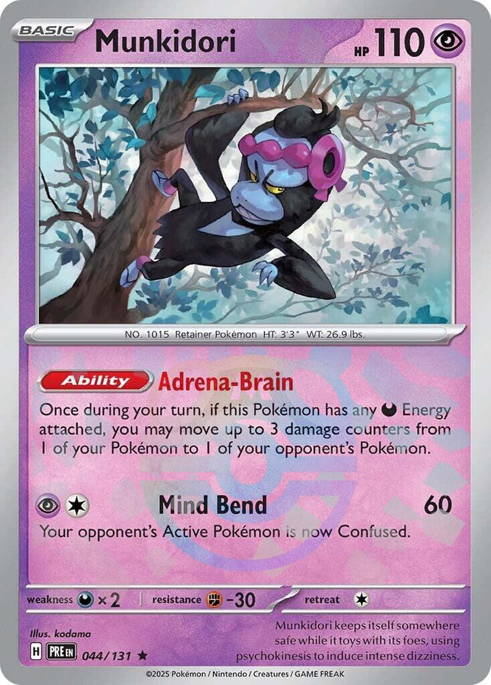Munkidori (044/131) (Master Ball Pattern) [Scarlet & Violet: Prismatic Evolutions] Pokémon