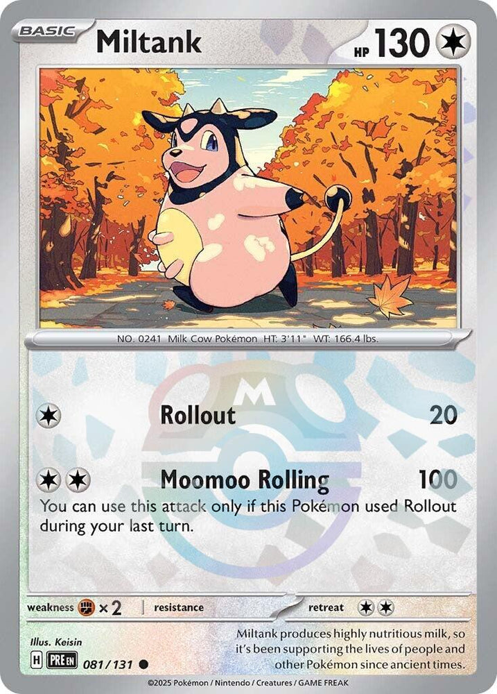 Miltank (081/131) (Master Ball Pattern) [Scarlet & Violet: Prismatic Evolutions] Pokémon