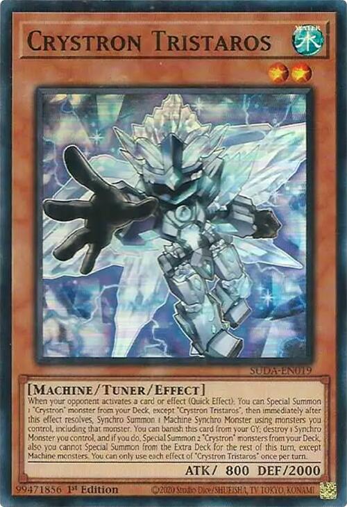 Crystron Tristaros [SUDA-EN019] Super Rare Yu-Gi-Oh!