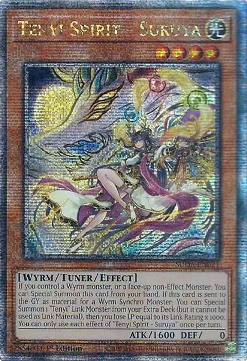 Tenyi Spirit - Suruya (Quarter Century Secret Rare) [SUDA-EN021] Quarter Century Secret Rare Yu-Gi-Oh!