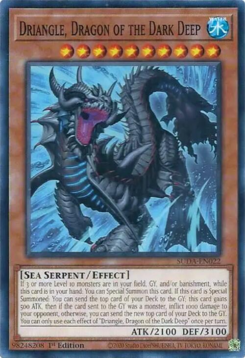 Driangle, Dragon of the Dark Deep [SUDA-EN022] Common Yu-Gi-Oh!