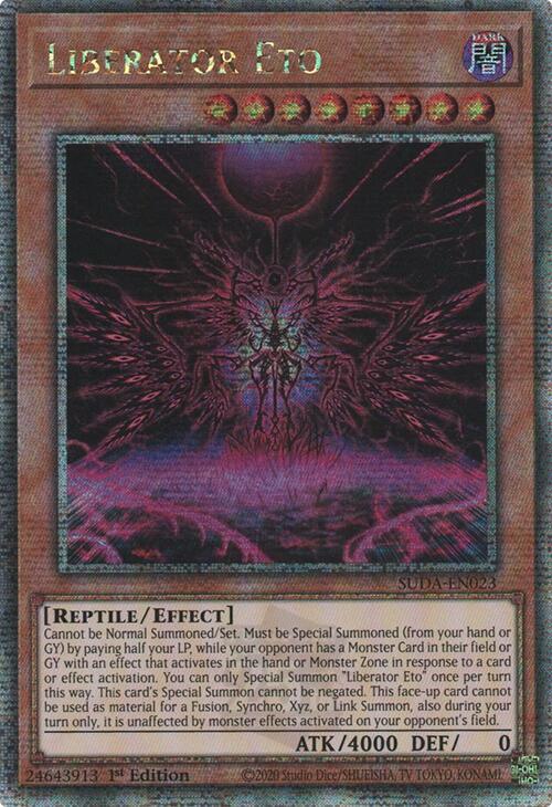 Liberator Eto (Quarter Century Secret Rare) [SUDA-EN023] Quarter Century Secret Rare Yu-Gi-Oh!