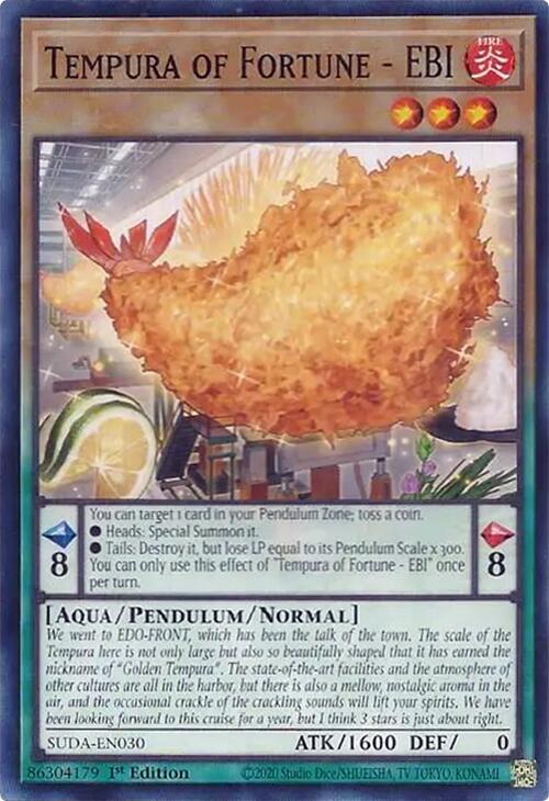 Tempura of Fortune - EBI [SUDA-EN030] Common Yu-Gi-Oh!