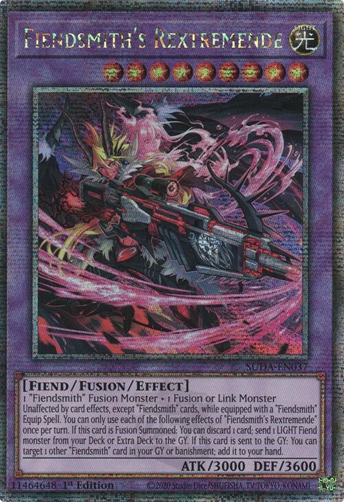 Fiendsmith's Rextremende (Quarter Century Secret Rare) [SUDA-EN037] Quarter Century Secret Rare Yu-Gi-Oh!
