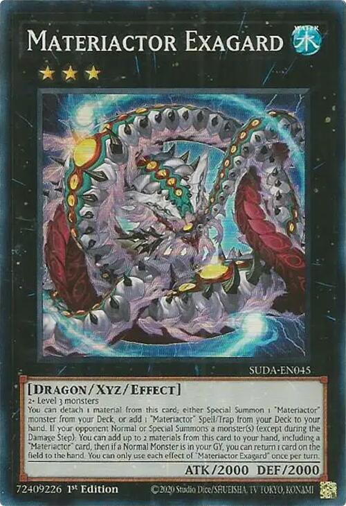 Materiactor Exagard [SUDA-EN045] Super Rare Yu-Gi-Oh!