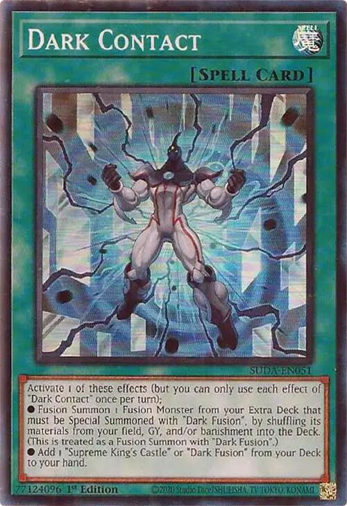 Dark Contact [SUDA-EN051] Super Rare Yu-Gi-Oh!