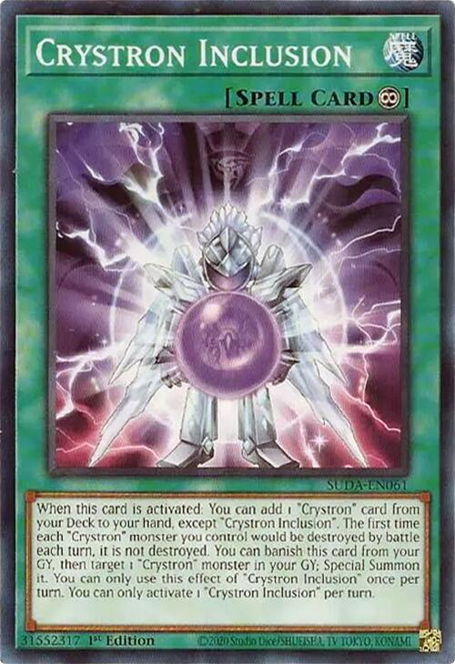 Crystron Inclusion [SUDA-EN061] Common Yu-Gi-Oh!