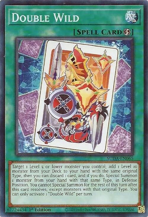 Double Wild [SUDA-EN065] Common Yu-Gi-Oh!
