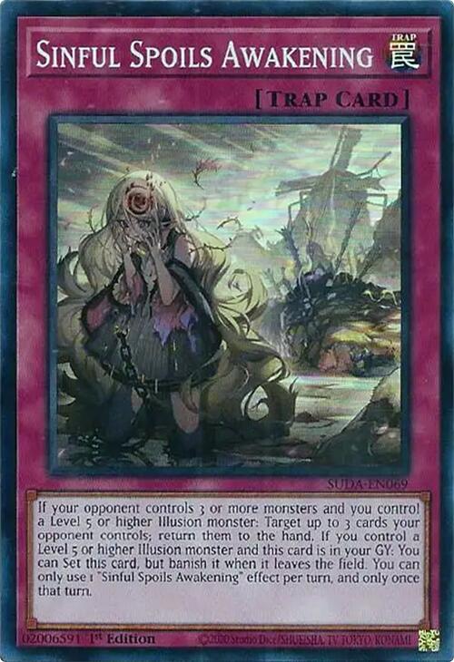 Sinful Spoils Awakening [SUDA-EN069] Super Rare Yu-Gi-Oh!