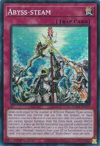 Abyss-steam [SUDA-EN077] Super Rare Yu-Gi-Oh!