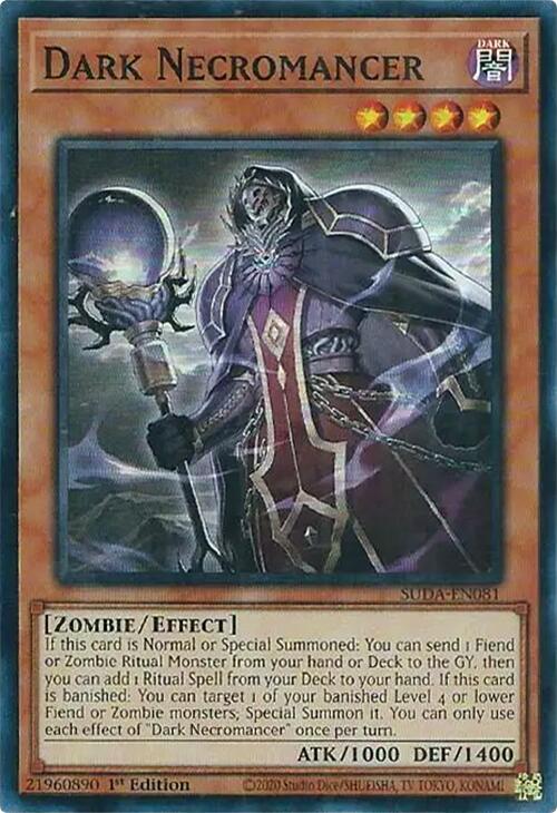 Dark Necromancer [SUDA-EN081] Super Rare Yu-Gi-Oh!