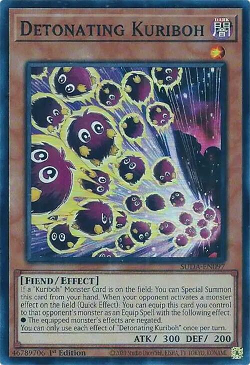 Detonating Kuriboh [SUDA-EN097] Super Rare Yu-Gi-Oh!