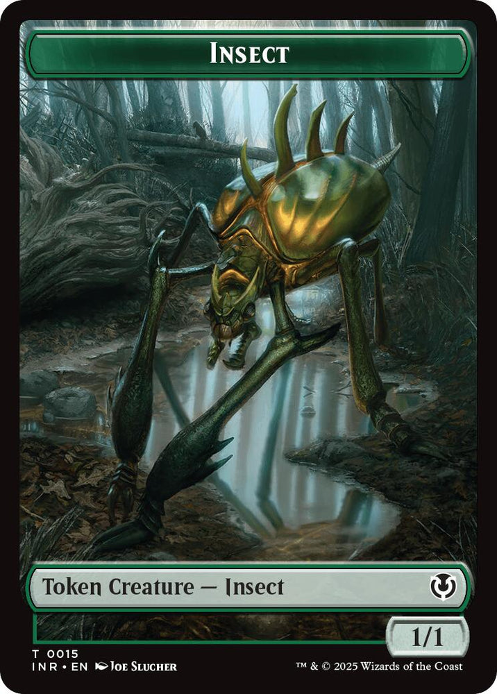 Insect // Spider Double-Sided Token [Innistrad Remastered Tokens] Magic: The Gathering