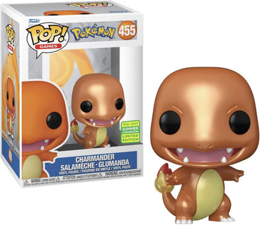 Funko Pokemon POP! Games Charmander Exclusive Vinyl Figure #455 [Metallic] FUNKO
