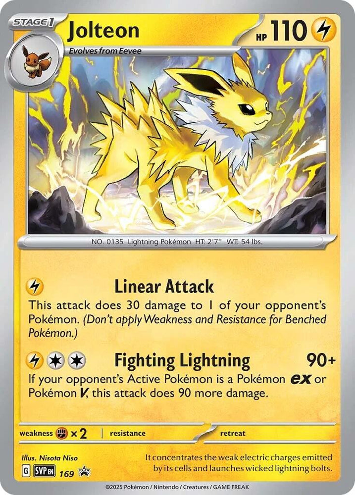 Jolteon (SVP169) [Scarlet & Violet: Black Star Promos] Pokémon