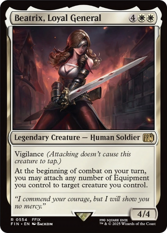 Beatrix, Loyal General [FINAL FANTASY] Magic: The Gathering