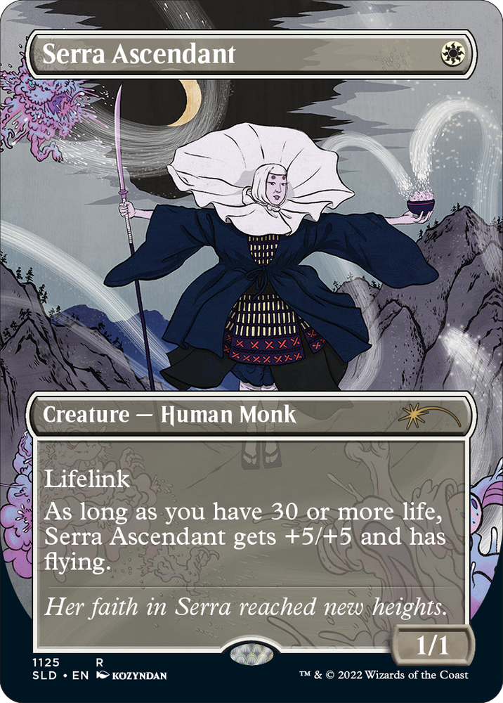 Serra Ascendant (Borderless) [Secret Lair Drop Series] Magic: The Gathering