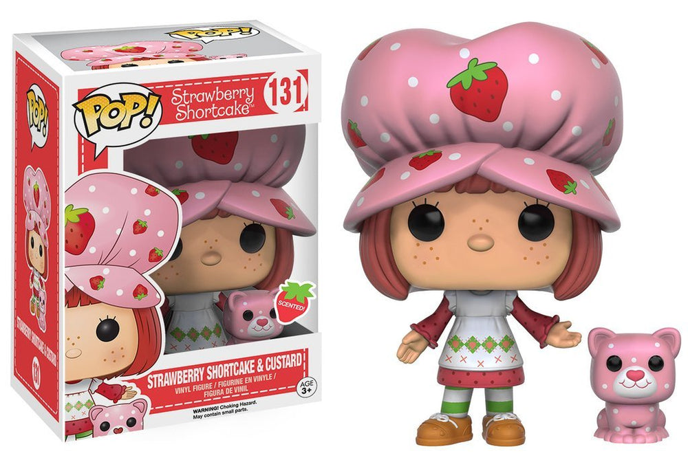 Funko POP Animation: Strawberry Shortcake - Strawberry Shortcake & Custard Action Figure FUNKO