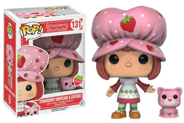 Funko POP Animation: Strawberry Shortcake - Strawberry Shortcake & Custard Action Figure FUNKO