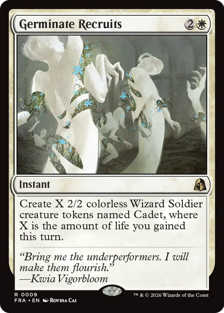 Germinate Recruits [Reality Fracture] Magic: The Gathering
