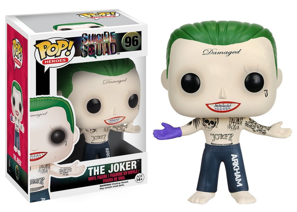 Funko POP Movies: Suicide Squad Action Figure, The Joker Shirtless FUNKO
