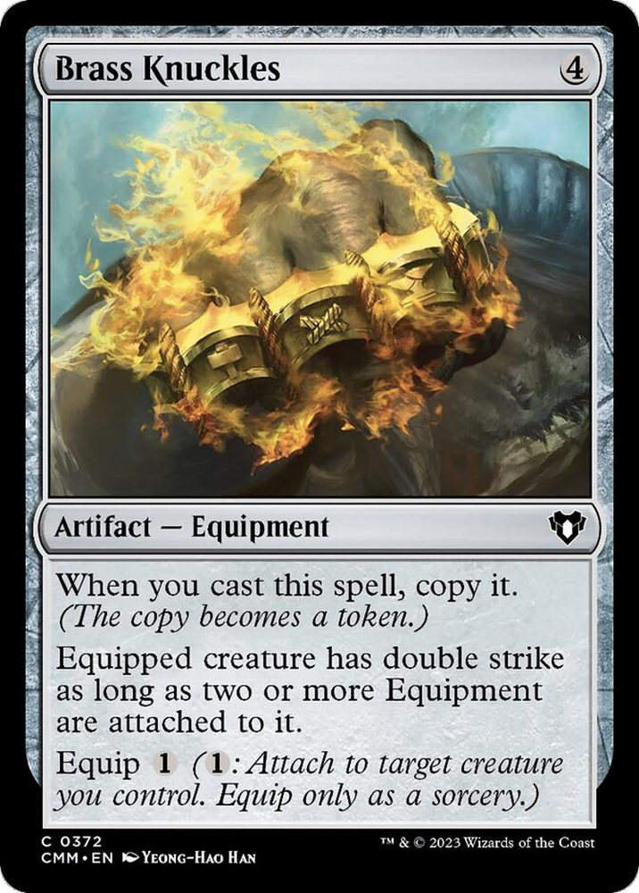 Brass Knuckles [Commander Masters] Magic: The Gathering