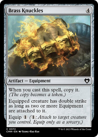 Brass Knuckles [Commander Masters] Magic: The Gathering