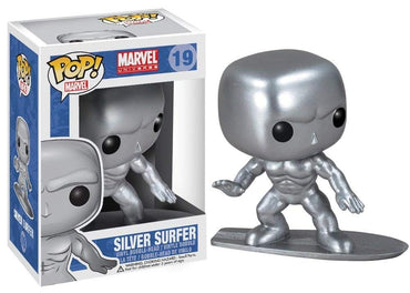 Funko POP Marvel Bobble Figure, Silver Surfer FUNKO