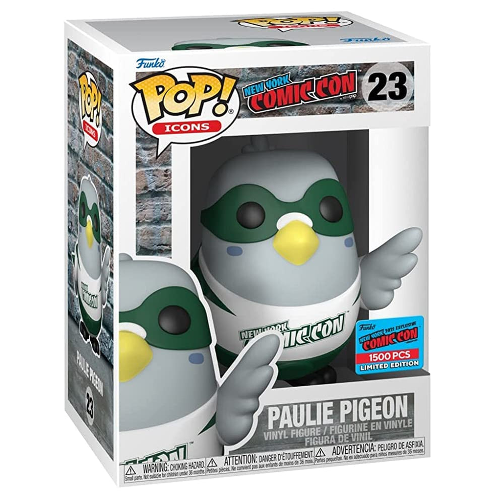 Funko Pop! Icons New York Comic Con Paulie Pigeon 2021 NYCC Exclusive (Edition of 1500) Figure #23 FUNKO
