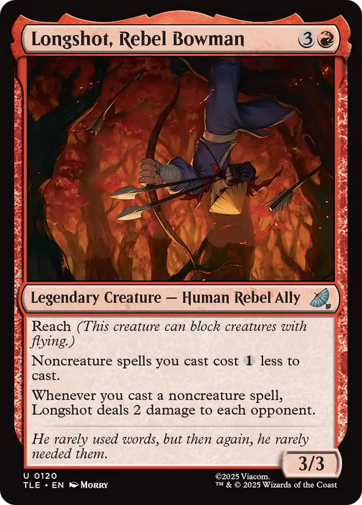 Longshot, Rebel Bowman [Avatar: The Last Airbender: Eternal-Legal] Magic: The Gathering