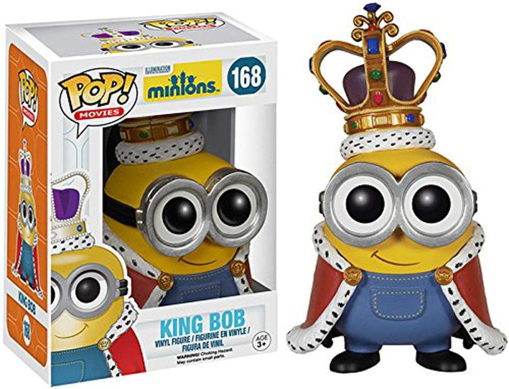 Funko POP Movies: Minions Figure, Minion King FUNKO