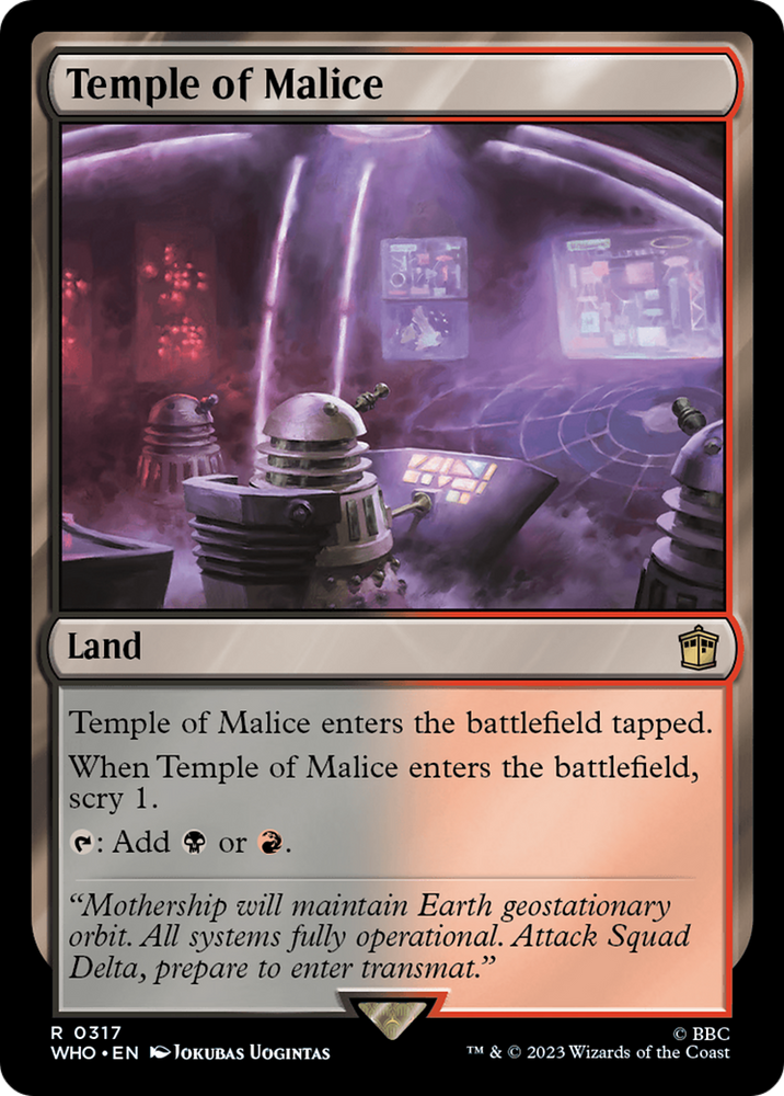 Temple of Malice [Doctor Who] Magic: The Gathering