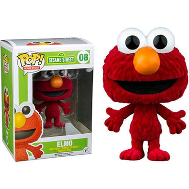 Funko Pop Sesame Street Elmo Exclusive Flocked Vinyl Figure FUNKO