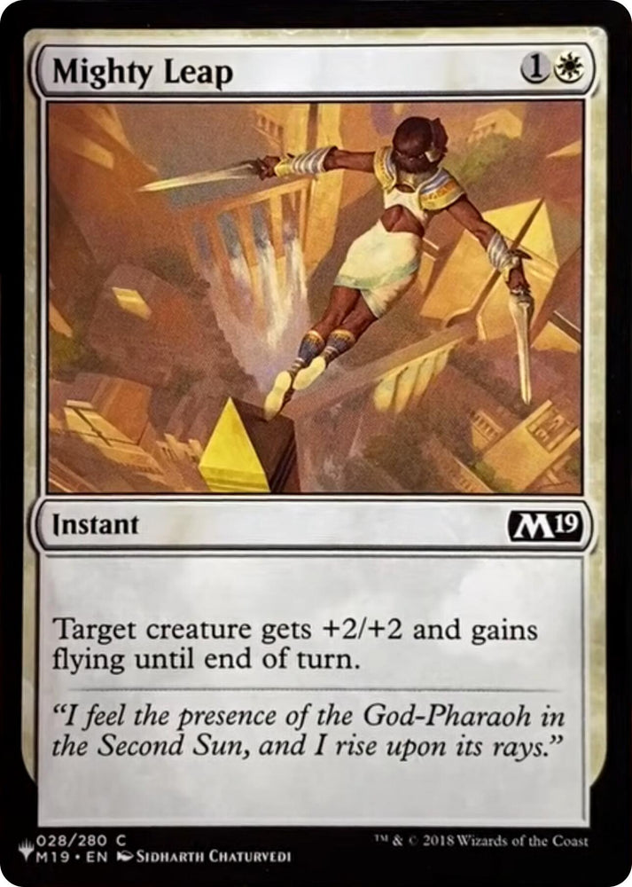 Mighty Leap [The List] Magic: The Gathering
