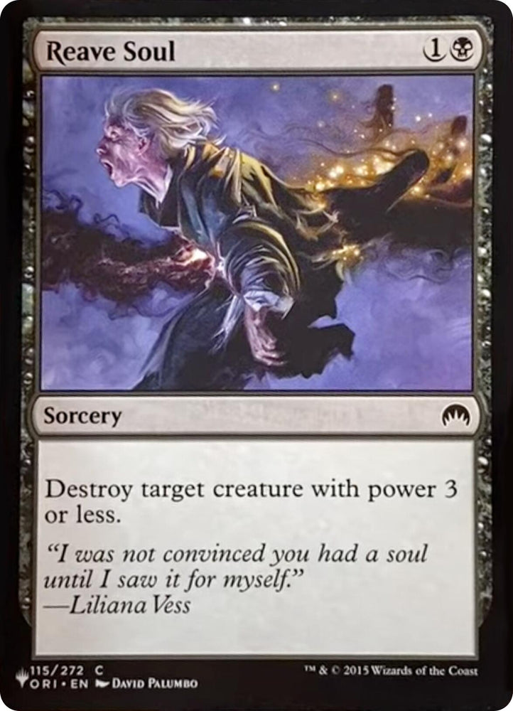 Reave Soul [The List] Magic: The Gathering