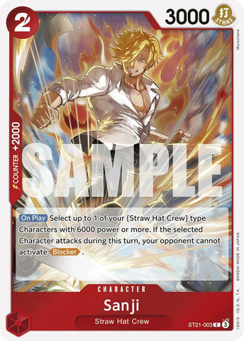 Sanji [Starter Deck EX: Gear 5] Bandai