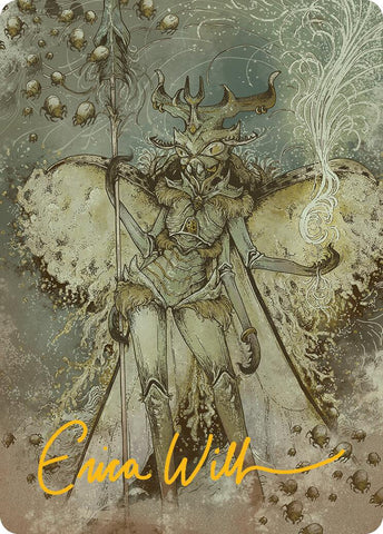 Aatchik, Emerald Radian Art Card (6/54) (Gold-Stamped Signature) [Aetherdrift Art Series] Magic: The Gathering