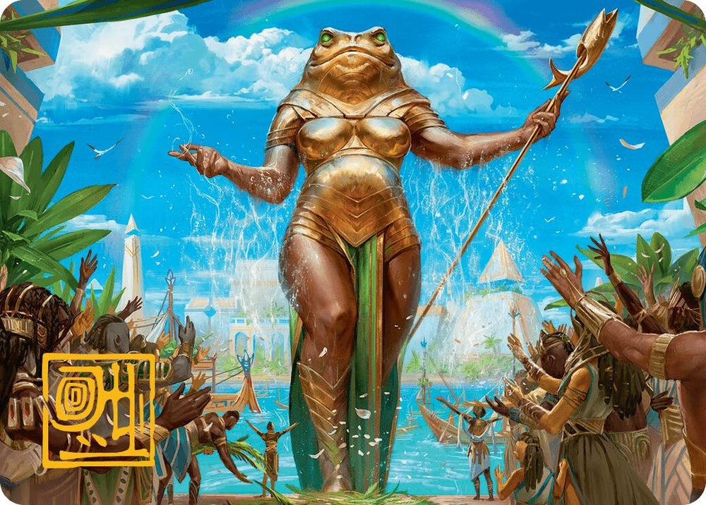 Sab-Sunen, Luxa Embodied Art Card (Gold-Stamped Signature) [Aetherdrift Art Series] Magic: The Gathering