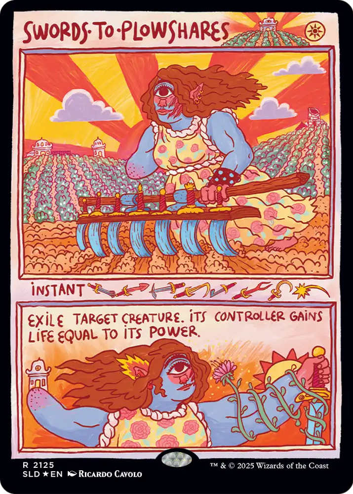 Swords to Plowshares (2125) [Secret Lair Drop Series] Magic: The Gathering