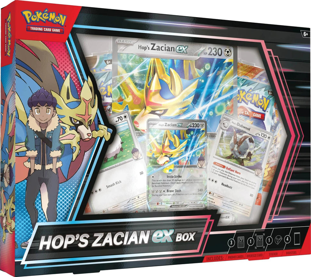 Hop's Zacian ex Box Pokémon