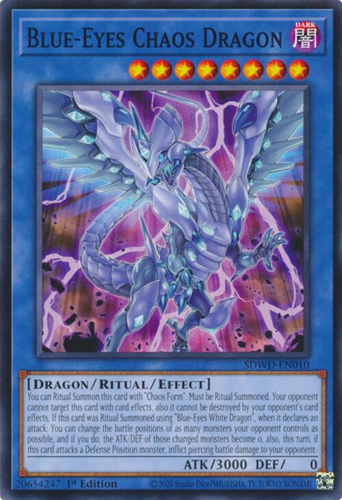Blue-Eyes Chaos Dragon [SDWD-EN010] Common Yu-Gi-Oh!